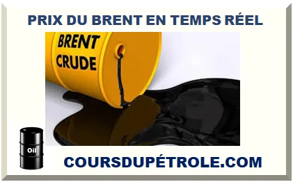 PRIX DU BRENT EN TEMPS RÉEL