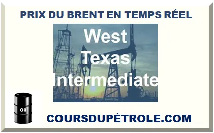 PRIX DU PÉTROLE WTI TEMPS RÉEL
